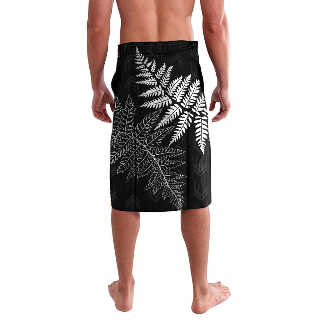 New Zealand Lawn Bowls Personalized Lavalava Wrap-Around Silver Fern - Polynesian Pride