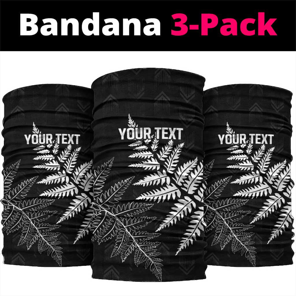 New Zealand Lawn Bowls Personalized Neck Gaiter Wrap-Around Silver Fern - Polynesian Pride
