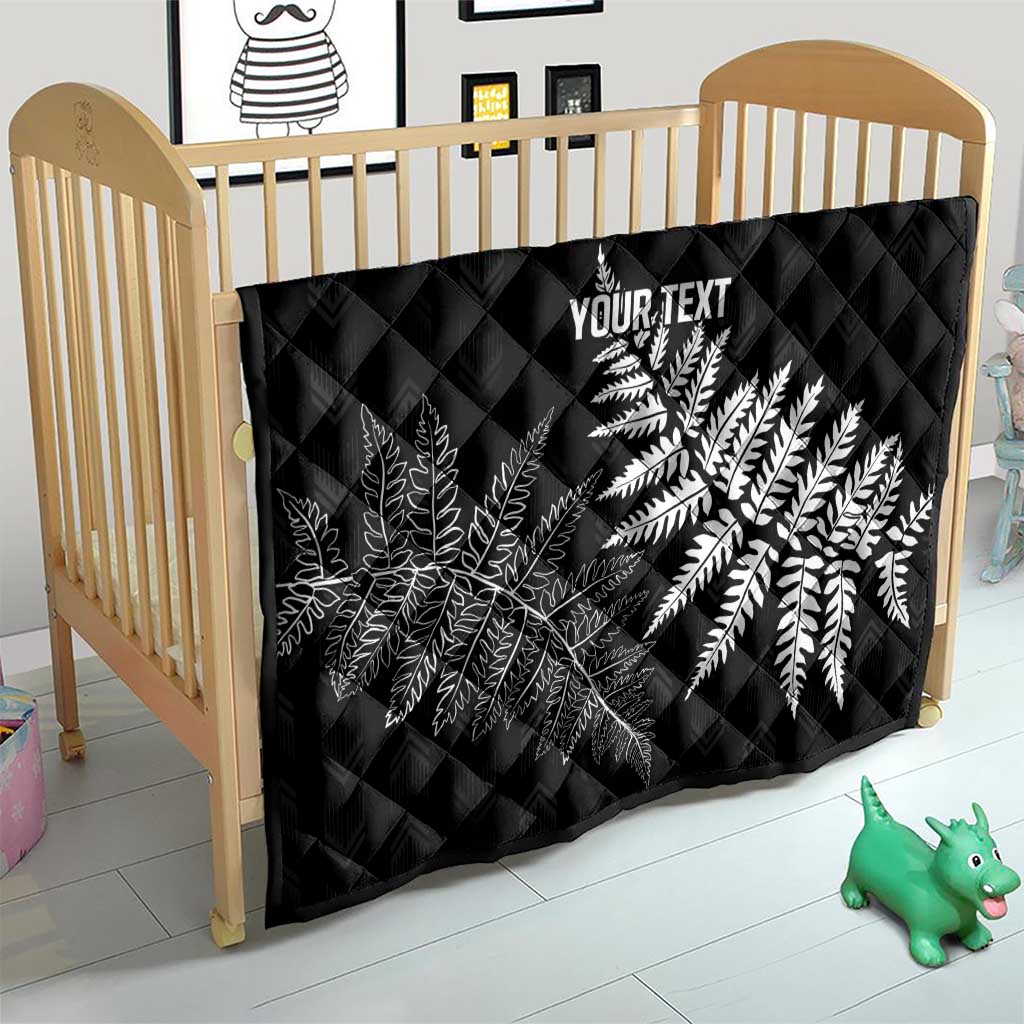 New Zealand Lawn Bowls Personalized Quilt Wrap-Around Silver Fern - Polynesian Pride