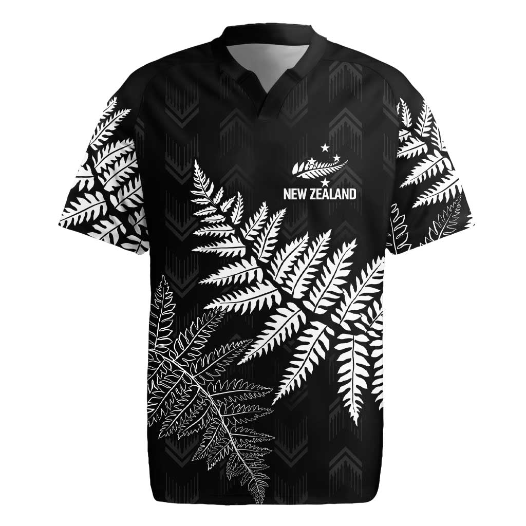 New Zealand Lawn Bowls Personalized Rugby Jersey Wrap-Around Silver Fern - Polynesian Pride