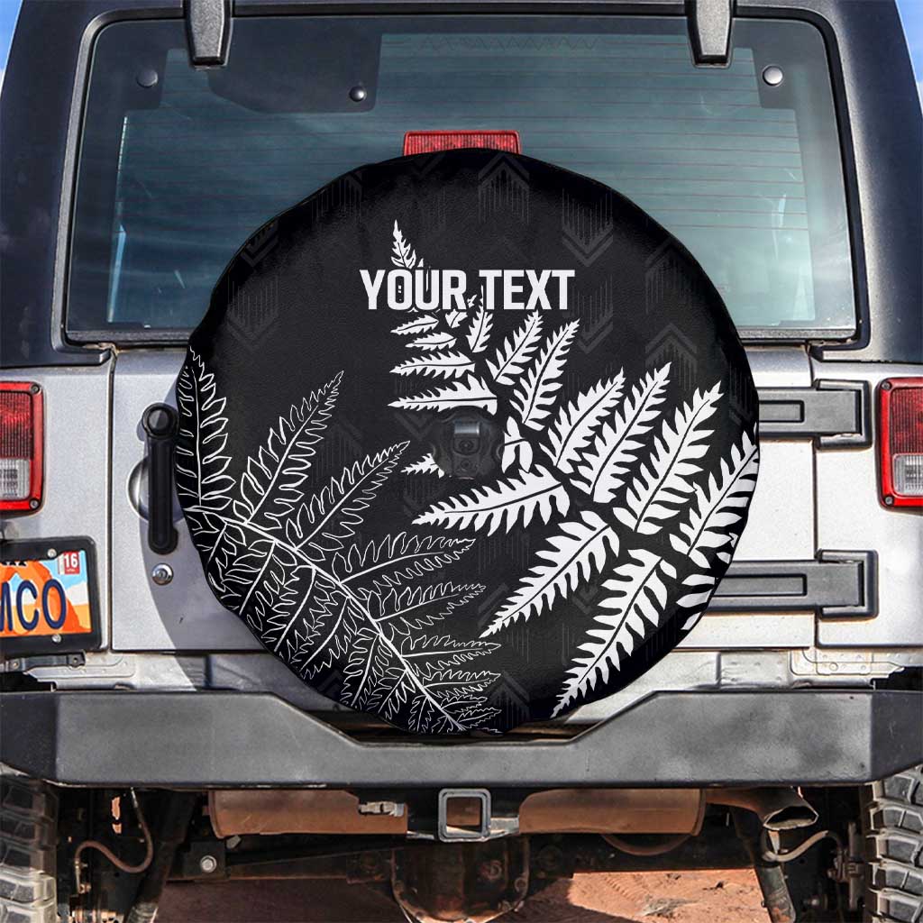 New Zealand Lawn Bowls Personalized Spare Tire Cover Wrap-Around Silver Fern - Polynesian Pride