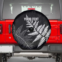 New Zealand Lawn Bowls Personalized Spare Tire Cover Wrap-Around Silver Fern - Polynesian Pride