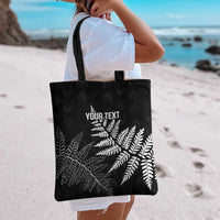 New Zealand Lawn Bowls Personalized Tote Bag Wrap-Around Silver Fern - Polynesian Pride
