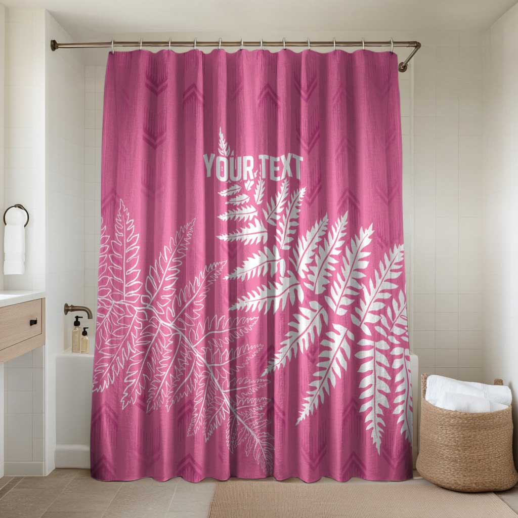 New Zealand Lawn Bowls Breast Cancer Personalized Bathroom Set Wrap-Around Silver Fern - Polynesian Pride