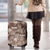 Aloha Vintage Quilt Luggage Cover Hawaiian Seamless - Brown LT7 - Polynesian Pride