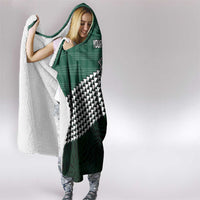 Rainbow Warriors Hawaii Personalized Palaka Hooded Blanket - Polynesian Pride