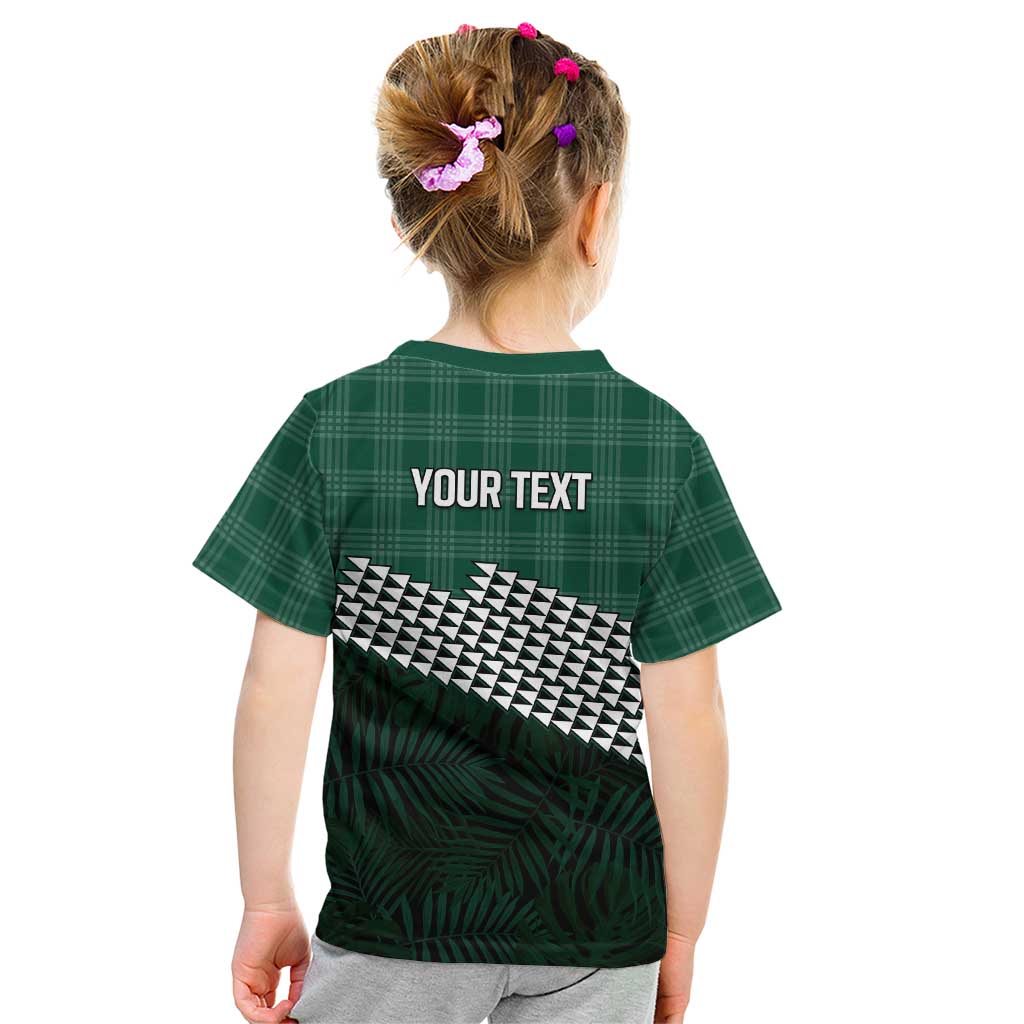 Rainbow Warriors Hawaii Personalized Palaka Kid T Shirt - Polynesian Pride