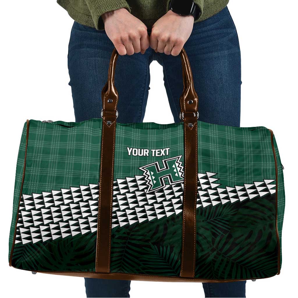 Rainbow Warriors Hawaii Personalized Palaka Travel Bag - Polynesian Pride