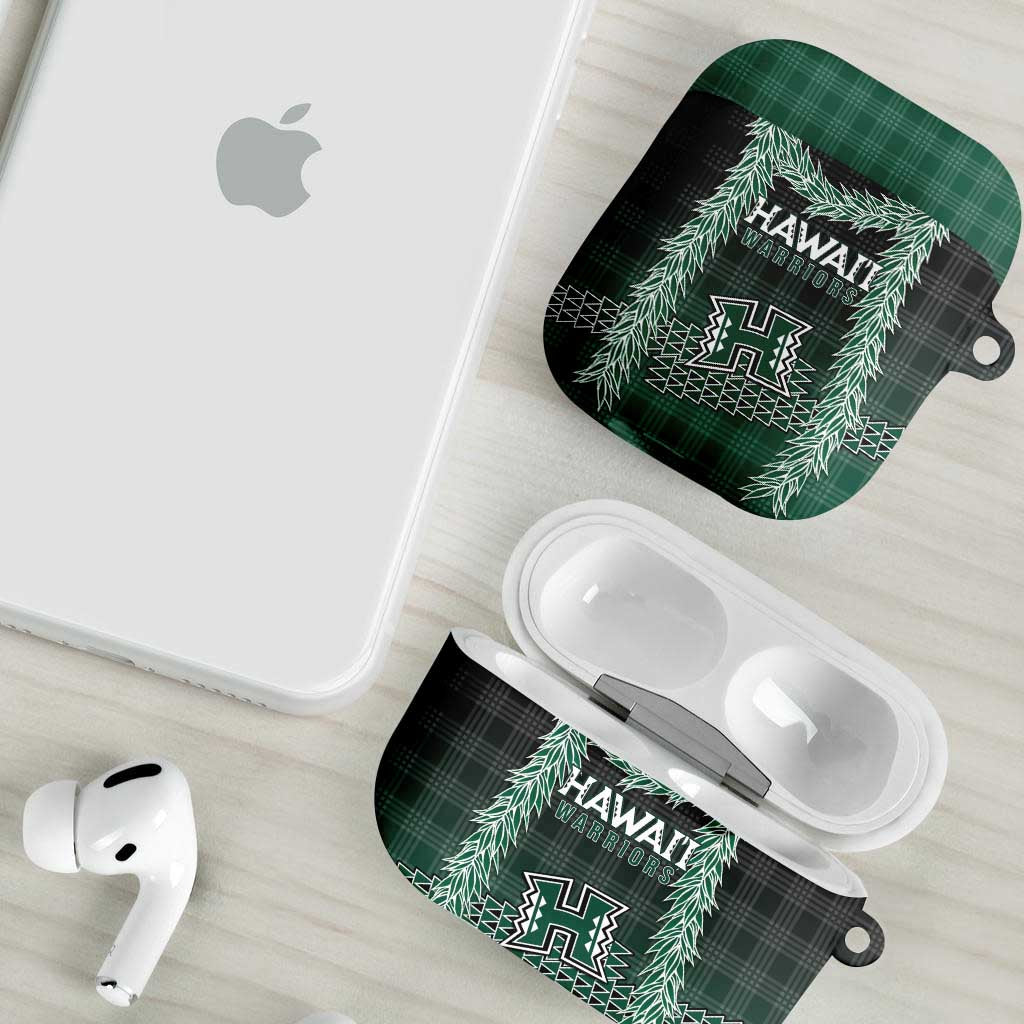 Rainbow Warriors Hawaii Palaka AirPods Case Maile Lei - Polynesian Pride