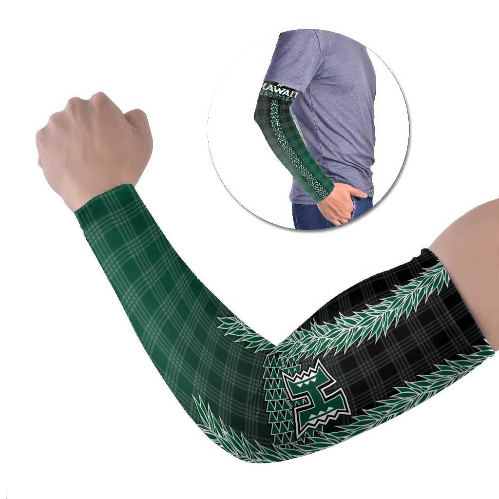 Rainbow Warriors Hawaii Palaka Arm Sleeves Maile Lei - Polynesian Pride