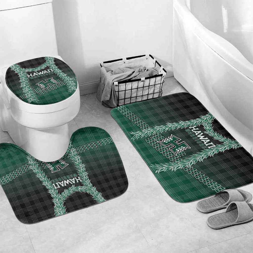 Rainbow Warriors Hawaii Palaka Bathroom Set Maile Lei - Polynesian Pride