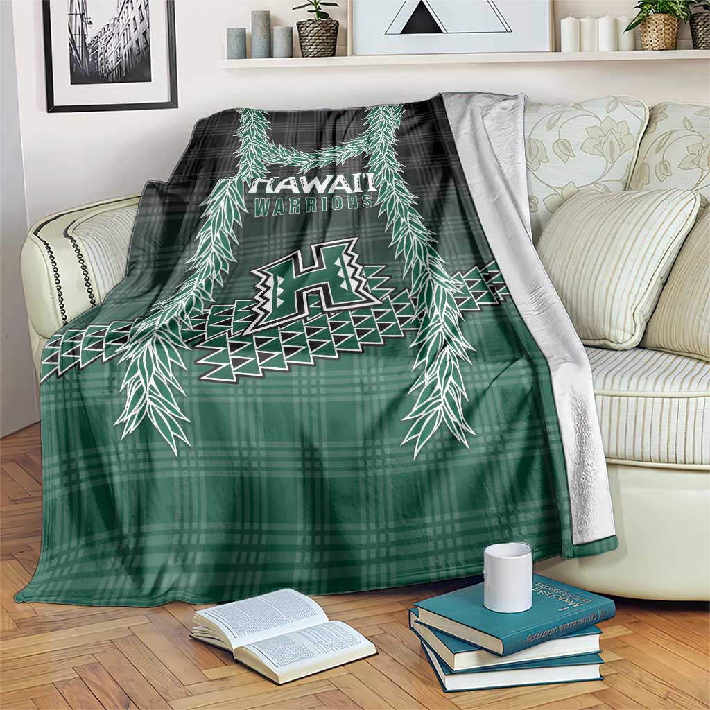 Rainbow Warriors Hawaii Palaka Blanket Maile Lei - Polynesian Pride