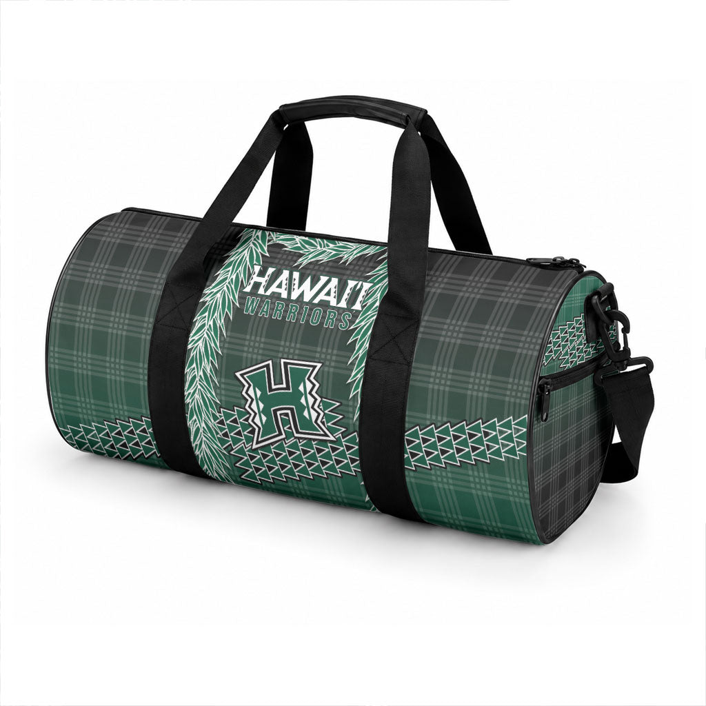 Rainbow Warriors Hawaii Palaka Duffle Bag Maile Lei