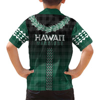 Rainbow Warriors Hawaii Palaka Family Matching Puletasi and Hawaiian Shirt Maile Lei - Polynesian Pride