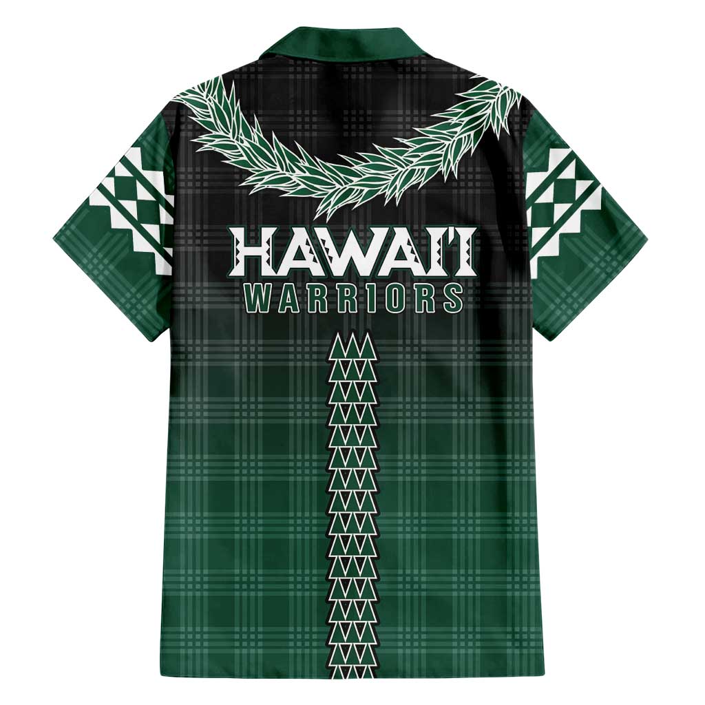 Rainbow Warriors Hawaii Palaka Family Matching Puletasi and Hawaiian Shirt Maile Lei - Polynesian Pride