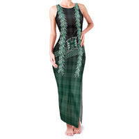 Rainbow Warriors Hawaii Palaka Family Matching Tank Maxi Dress and Hawaiian Shirt Maile Lei - Polynesian Pride