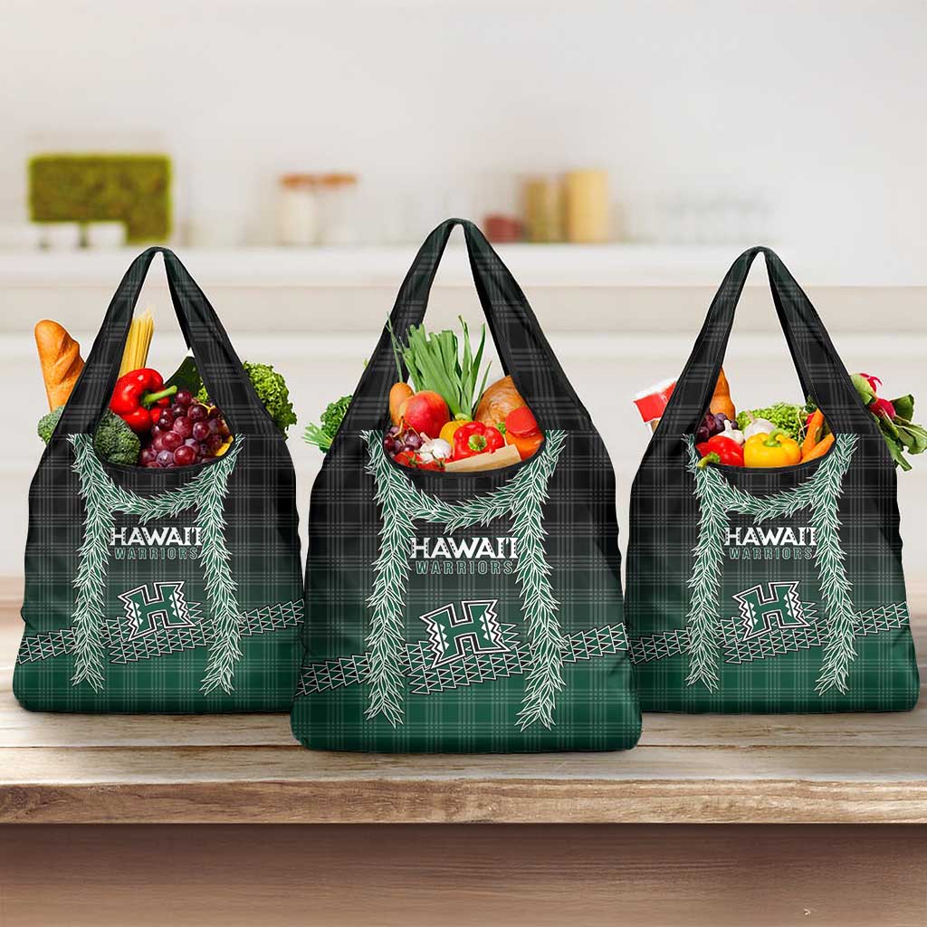Rainbow Warriors Hawaii Palaka Grocery Bag Maile Lei - Polynesian Pride