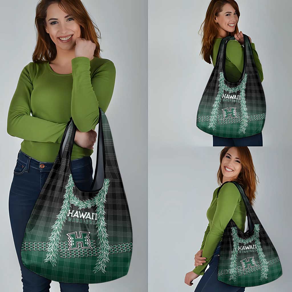Rainbow Warriors Hawaii Palaka Grocery Bag Maile Lei - Polynesian Pride
