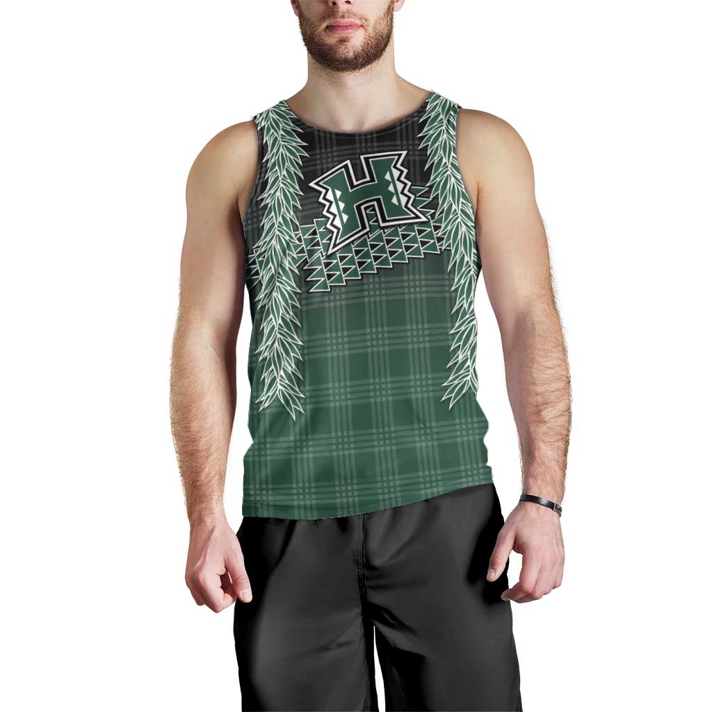 Rainbow Warriors Hawaii Palaka Men Tank Top Maile Lei - Polynesian Pride