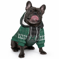 Rainbow Warriors Hawaii Palaka Pet Hoodie Maile Lei LT7 - Polynesian Pride