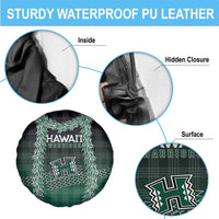 Rainbow Warriors Hawaii Palaka Spare Tire Cover Maile Lei - Polynesian Pride