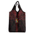 Tonga Independence Day Grocery Bag Tongatapu Lion Ngatu Motifs Black Ver.
