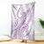 Polynesia Plumeria Lei Blanket White Violet Curves Motif