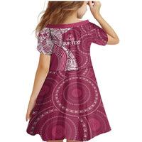 Fiji Adi Cakobau School Personalised Family Matching Mermaid Dress and Hawaiian Shirt Masi Tapa Mix Plumeria LT7 - Polynesian Pride