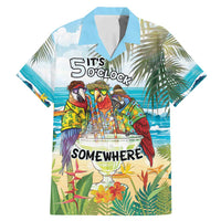 It's 5 o'clock Somewhere Family Matching Mermaid Dress and Hawaiian Shirt Beach Party - Polynesian Pride