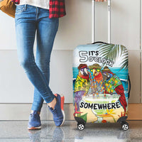 It's 5 o'clock Somewhere Luggage Cover Beach Party - Polynesian Pride