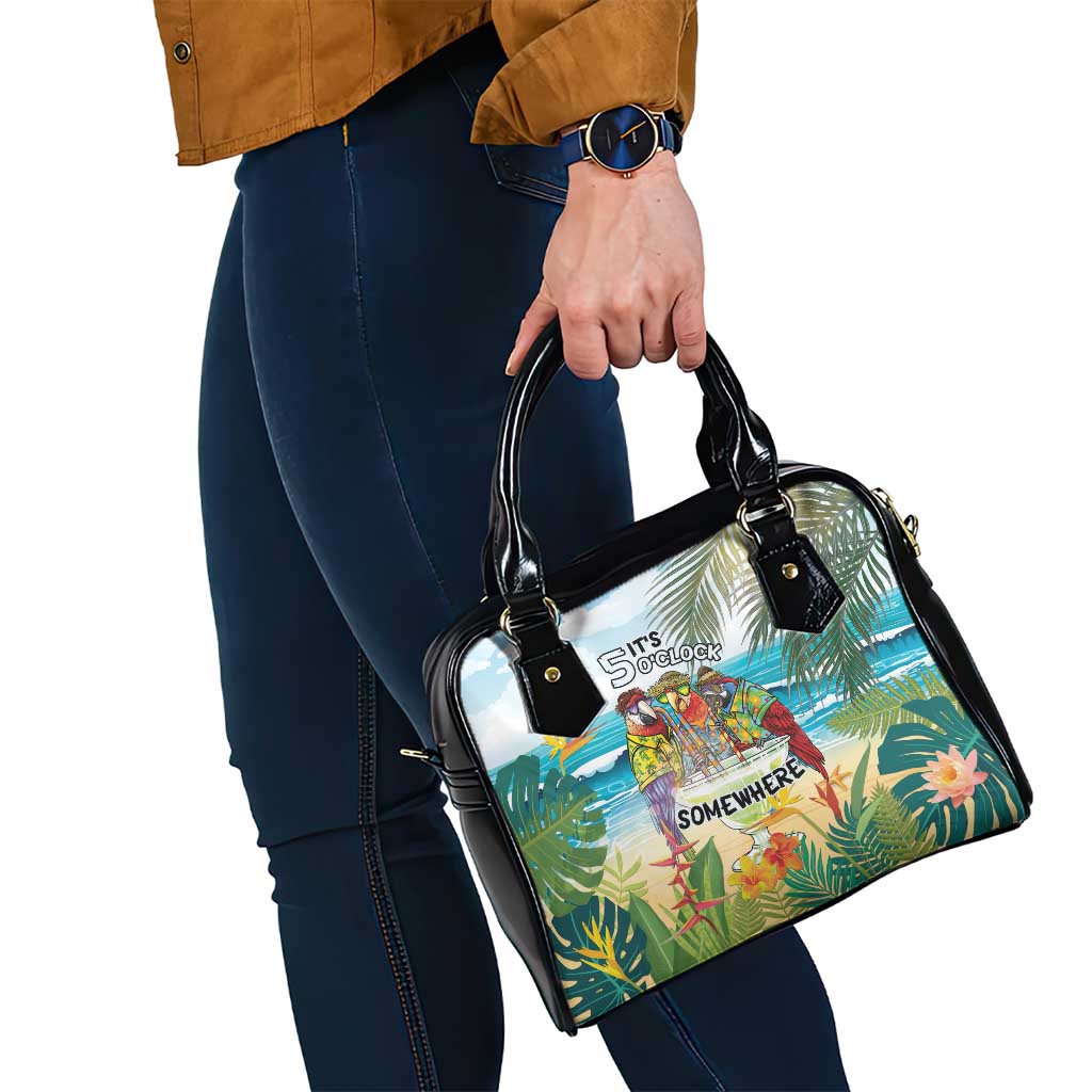 It's 5 o'clock Somewhere Shoulder Handbag Beach Party - Polynesian Pride
