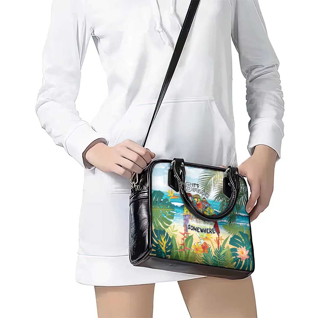 It's 5 o'clock Somewhere Shoulder Handbag Beach Party - Polynesian Pride