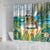 It's 5 o'clock Somewhere Shower Curtain Beach Party - Polynesian Pride