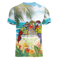 It's 5 o'clock Somewhere Women V-Neck T-Shirt Beach Party - Polynesian Pride