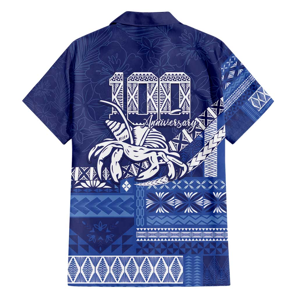 Queen Salote College 100th Anniversary Family Matching Off Shoulder Maxi Dress and Hawaiian Shirt QSC Royal Girls LT7 - Polynesian Pride