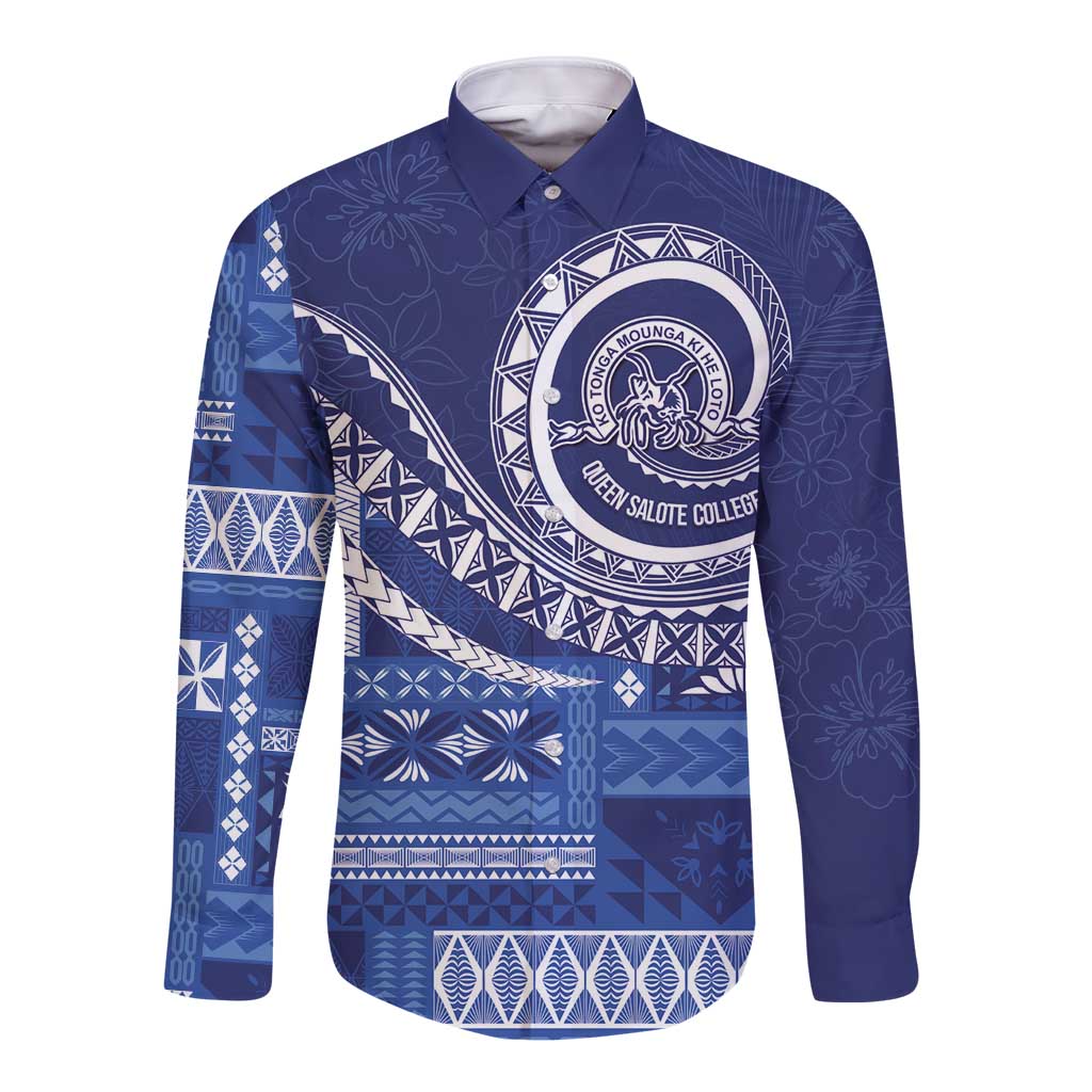 Queen Salote College 100th Anniversary Long Sleeve Button Shirt QSC Royal Girls - Polynesian Pride