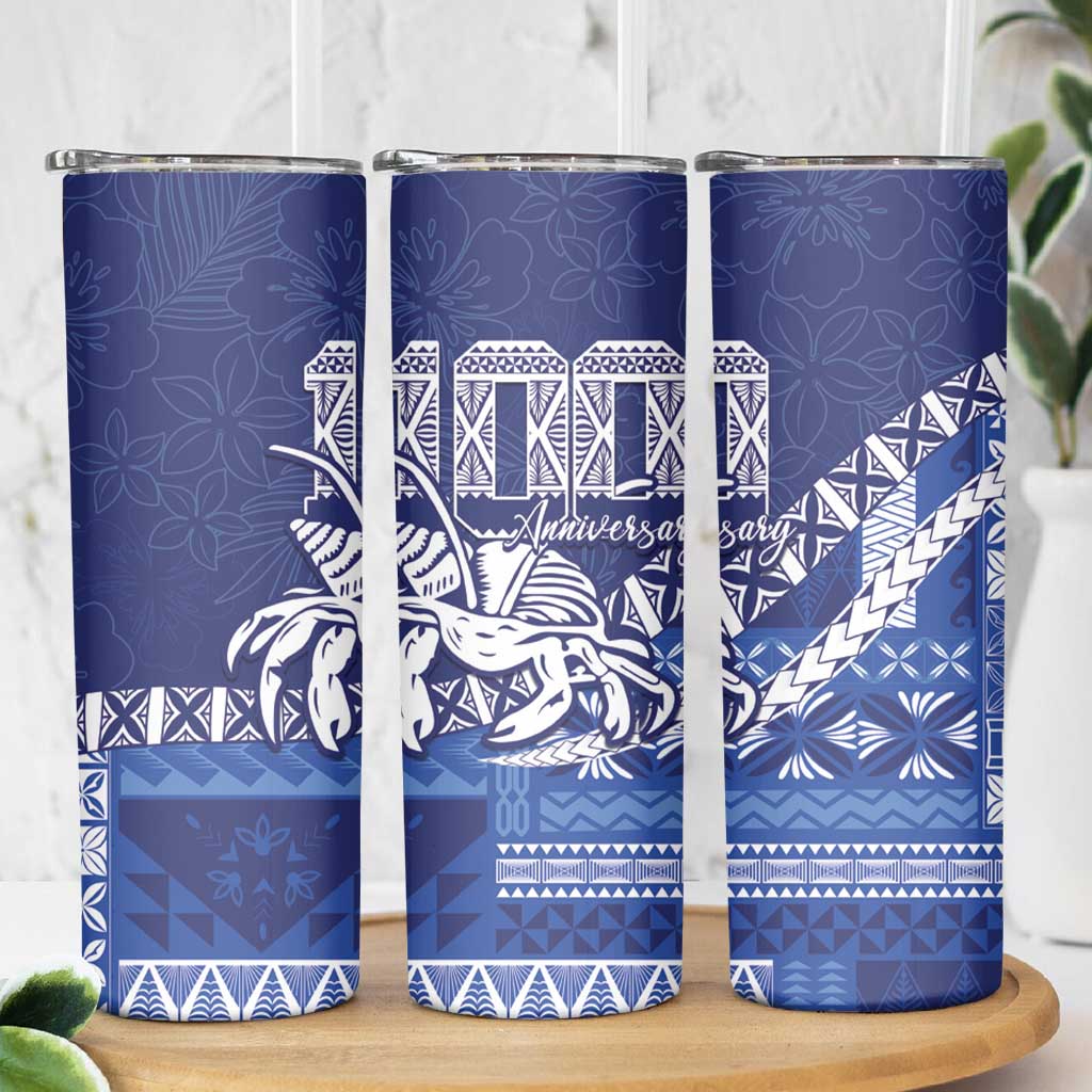 Queen Salote College 100th Anniversary Skinny Tumbler QSC Royal Girls LT7 - Polynesian Pride