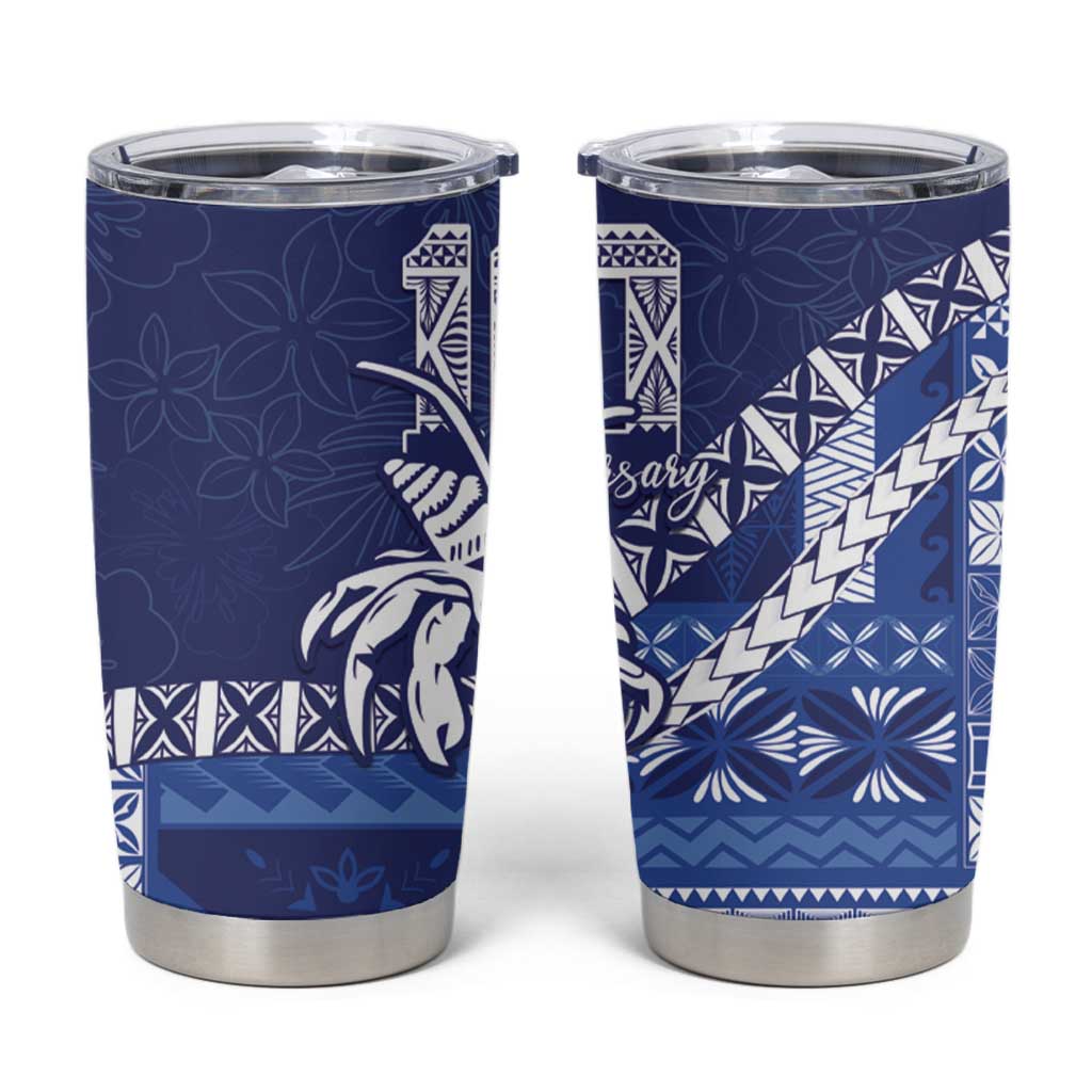 Queen Salote College 100th Anniversary Tumbler Cup QSC Royal Girls LT7 Royal Blue - Polynesian Pride