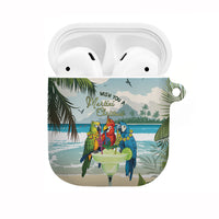 Wish You A Merry Martini Christmas AirPods Case Cocktail Parrot-dise
