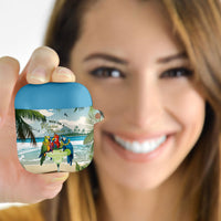 Wish You A Merry Martini Christmas AirPods Case Cocktail Parrot-dise