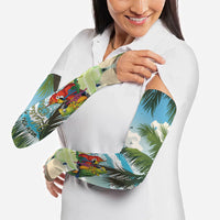 Wish You A Merry Martini Christmas Arm Sleeves Cocktail Parrot-dise