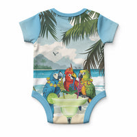 Wish You A Merry Martini Christmas Baby Onesie Cocktail Parrot-dise LT7 - Polynesian Pride