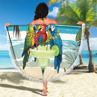 Wish You A Merry Martini Christmas Beach Blanket Cocktail Parrot-dise