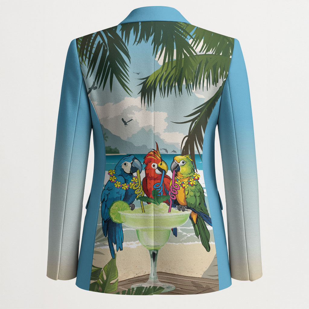 Wish You A Merry Martini Christmas Blazer Cocktail Parrot-dise LT7 - Polynesian Pride
