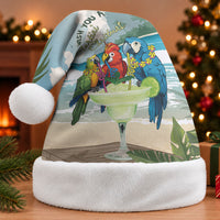 Wish You A Merry Martini Christmas Santa Hat Cocktail Parrot-dise LT7 Without Fur Multicolor - Polynesian Pride