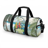 Wish You A Merry Martini Christmas Duffle Bag Cocktail Parrot-dise