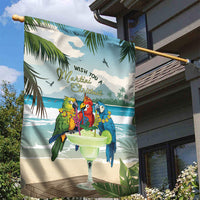 Wish You A Merry Martini Christmas Garden Flag Cocktail Parrot-dise LT7 - Polynesian Pride