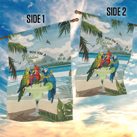 Wish You A Merry Martini Christmas Garden Flag Cocktail Parrot-dise LT7 - Polynesian Pride