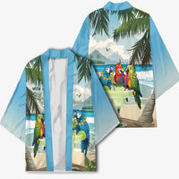 Wish You A Merry Martini Christmas Kimono Cocktail Parrot-dise