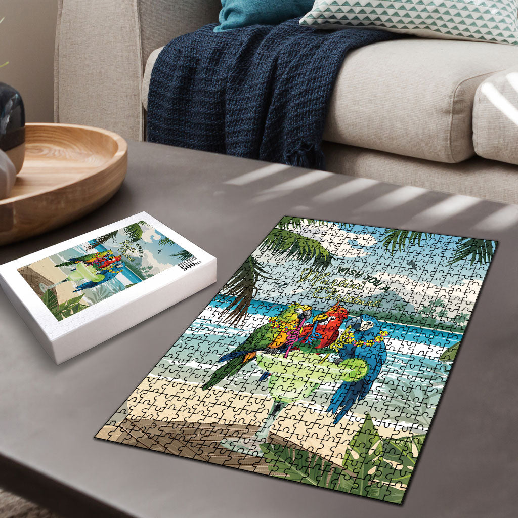 Wish You A Merry Martini Christmas Puzzle Cocktail Parrot-dise LT7 - Polynesian Pride